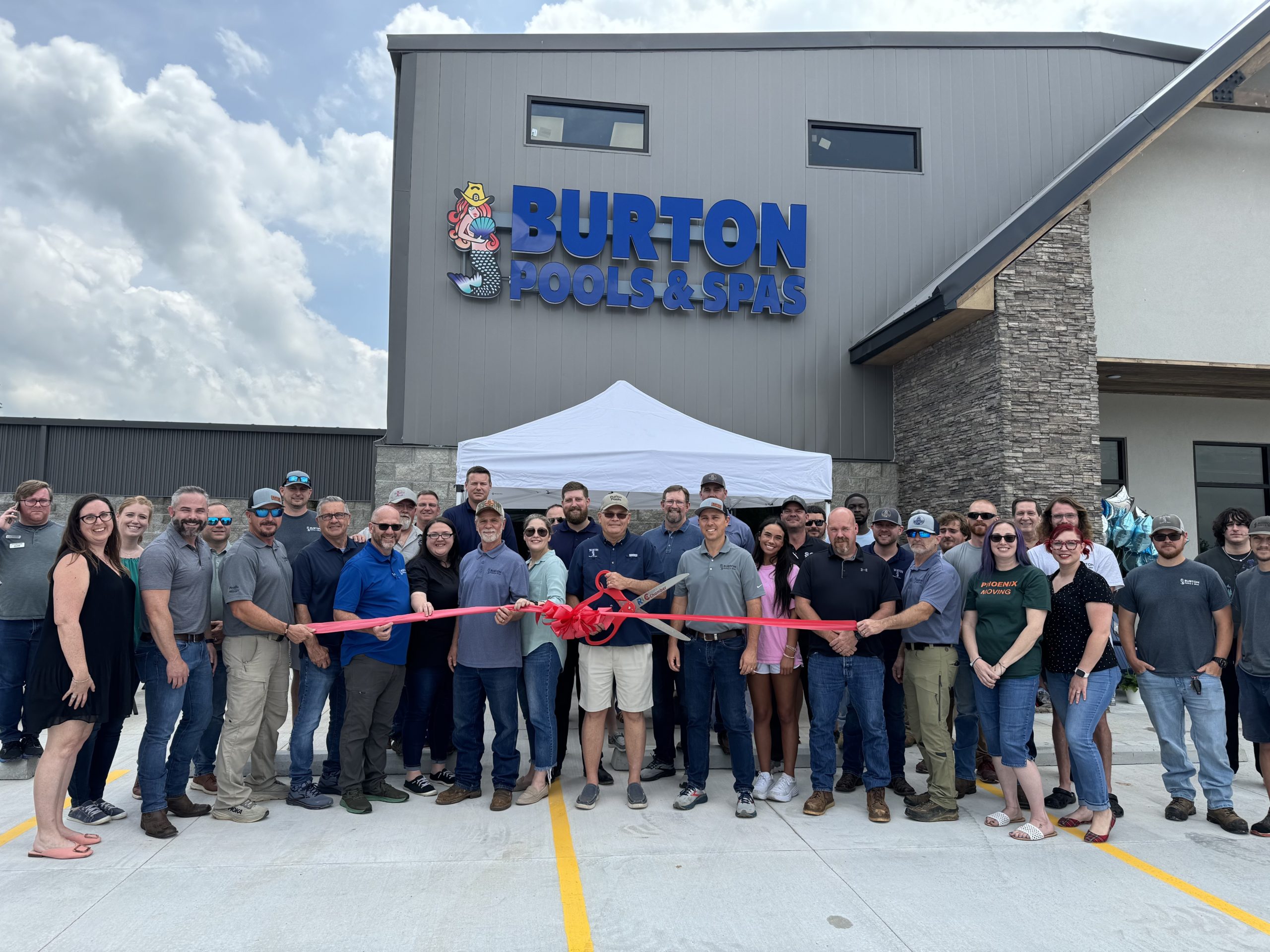 Burton Greenland Building Ribbon Cutting